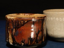 731三嶋文 窯變茶碗