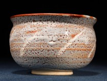 584手造 志野燒茶碗