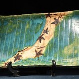 951手作織部燒長方盤